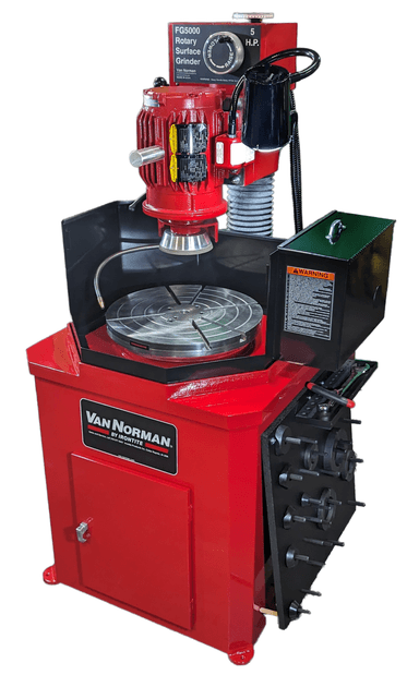 Right Hand side of the Van Norman FG-10,000 Flyweel Grinder