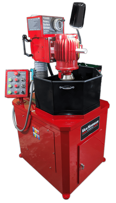 Left Hand side of the Van Norman FG-10,000 Flyweel Grinder